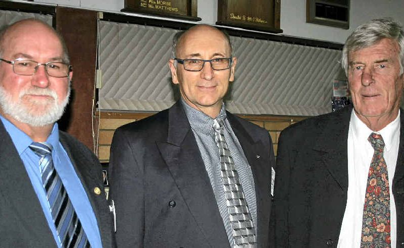 Secretary John Head, president Peter Rodeck and treasurer Tom Graham. Secretary John Head, president Peter Rodeck and treasurer Tom Graham.